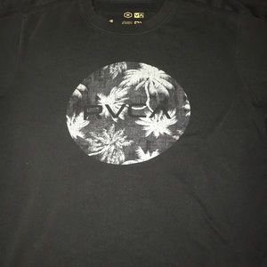 RVCA Palm Tree Logo Cree Neck Sweatshirt